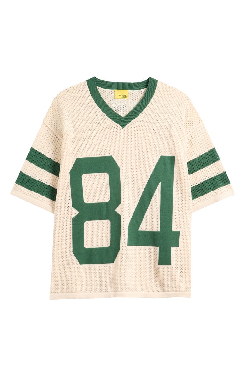 DIET STARTS MONDAY Knit Mesh Jersey, Alternate, color, Cream/ Green