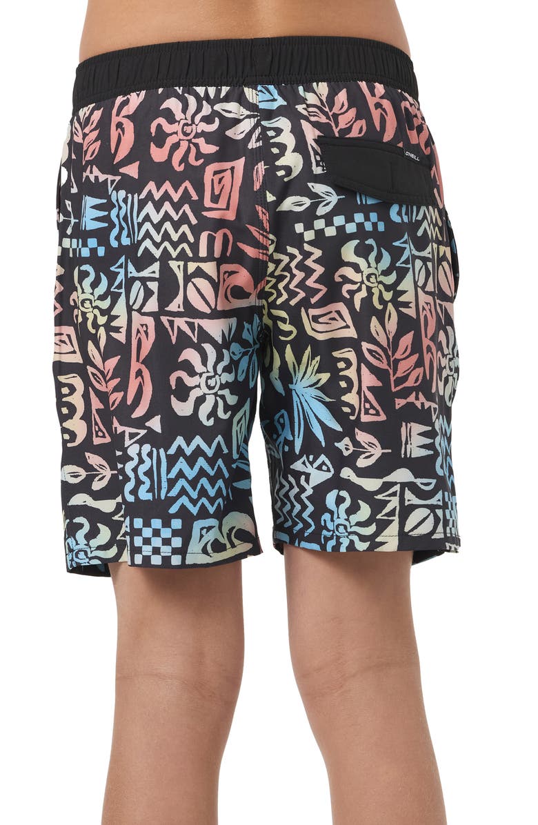 O'Neill Hermosa Volley Swim Trunks, Alternate, color, Black