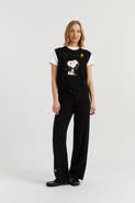 Chinti & Parker Wool-Cashmere Snoopy Tank