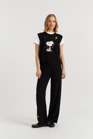 Chinti & Parker Wool-Cashmere Snoopy Tank