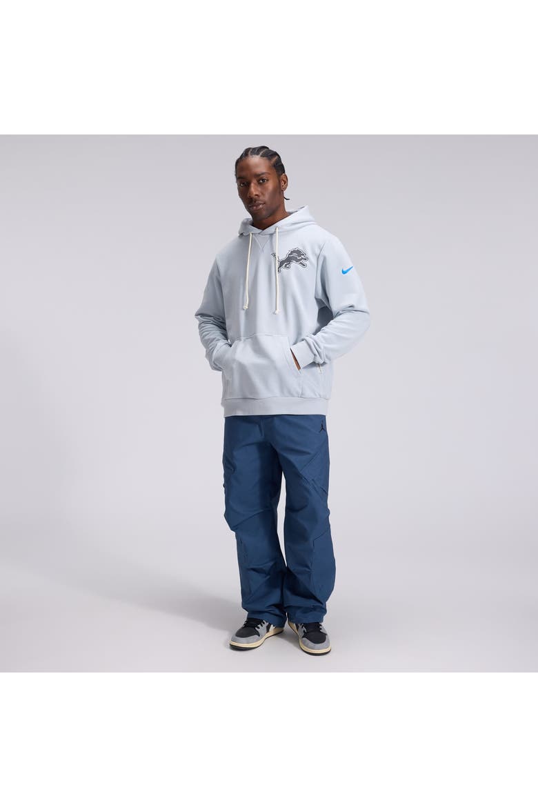 Men's Nike  Silver Detroit Lions 2026 Rivalries Collection Standard Issue Sideline Pullover Hoodie, Alternate, color, Silver