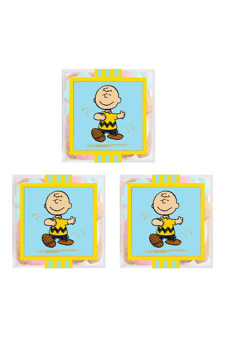 Peanuts Charlie Brown Ice Cream Cone Gummies, Main, color, NO COLOR