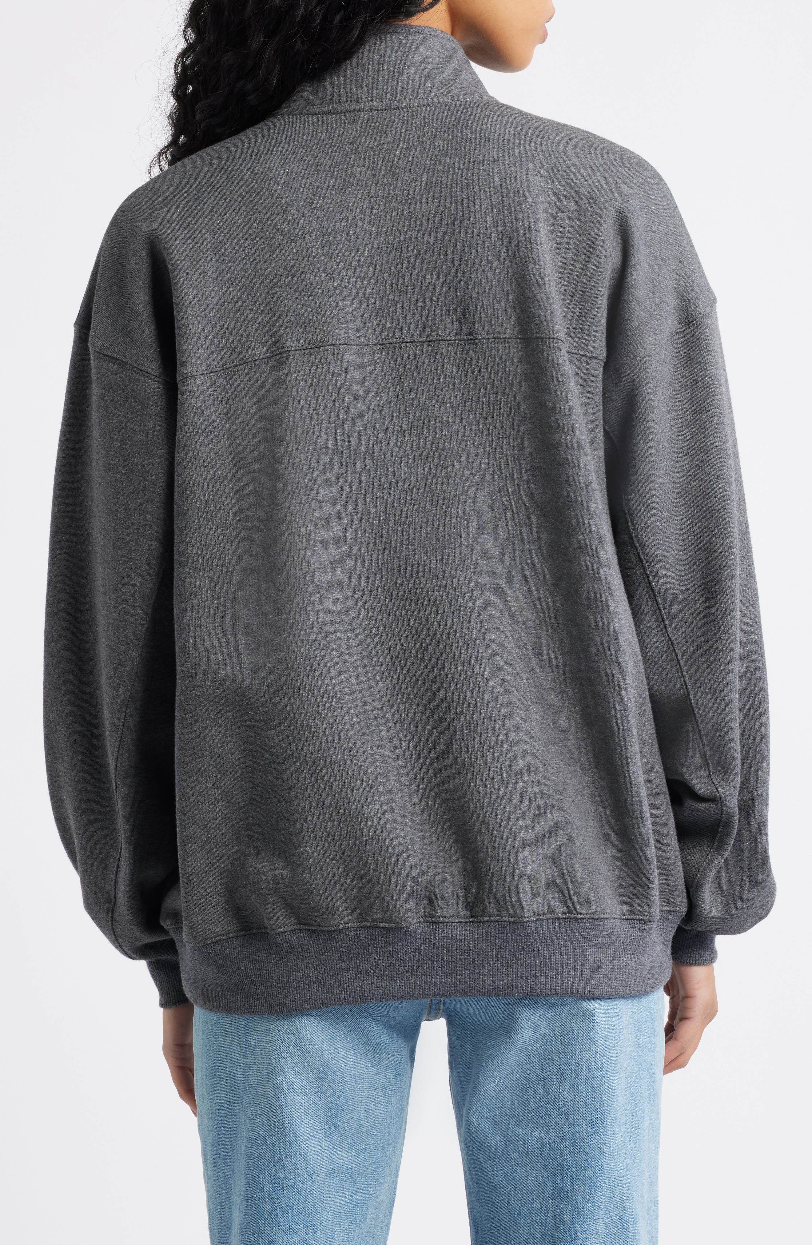 Relaxed Quarter Zip Pullover - image 2