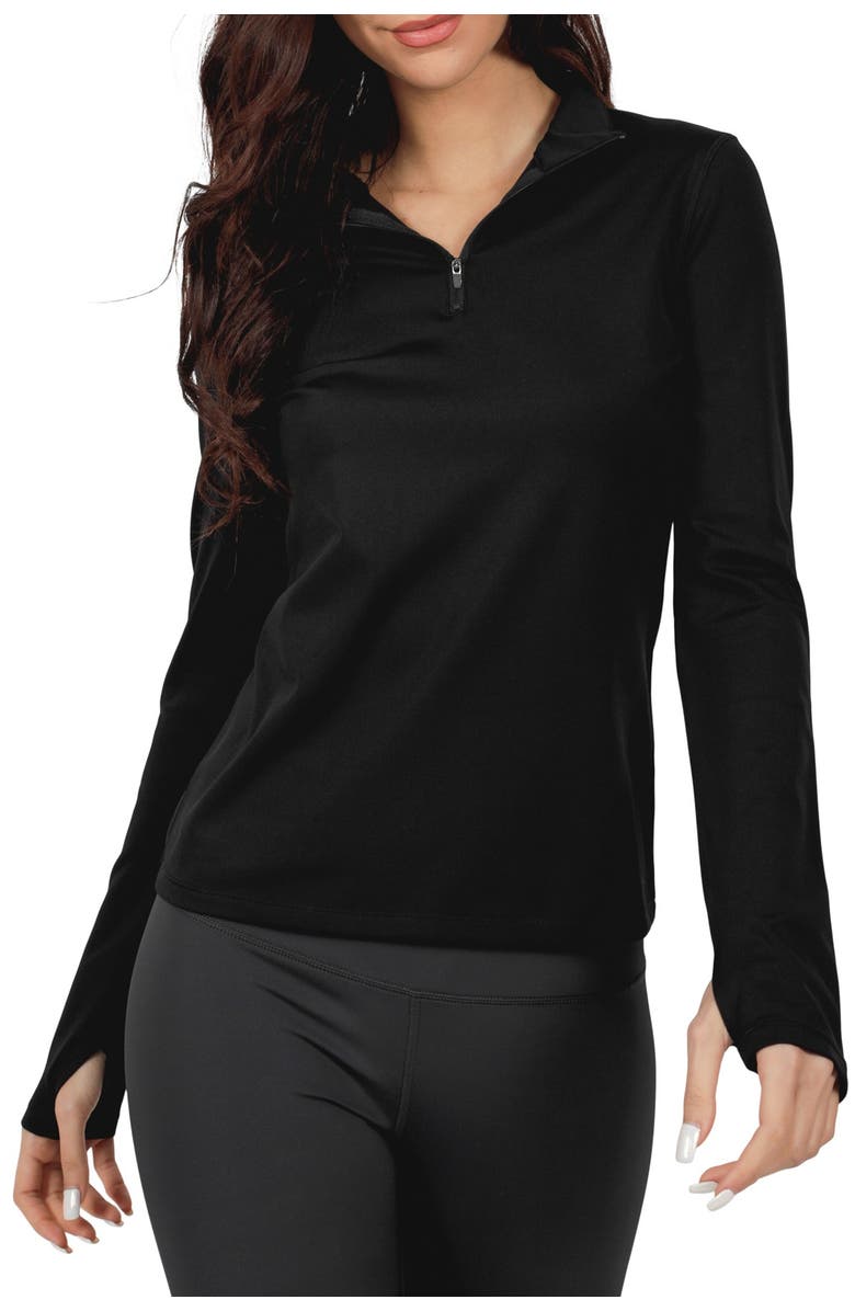 90 DEGREE BY REFLEX Ultralink Fleece Half Zip Pullover, Main, color, 