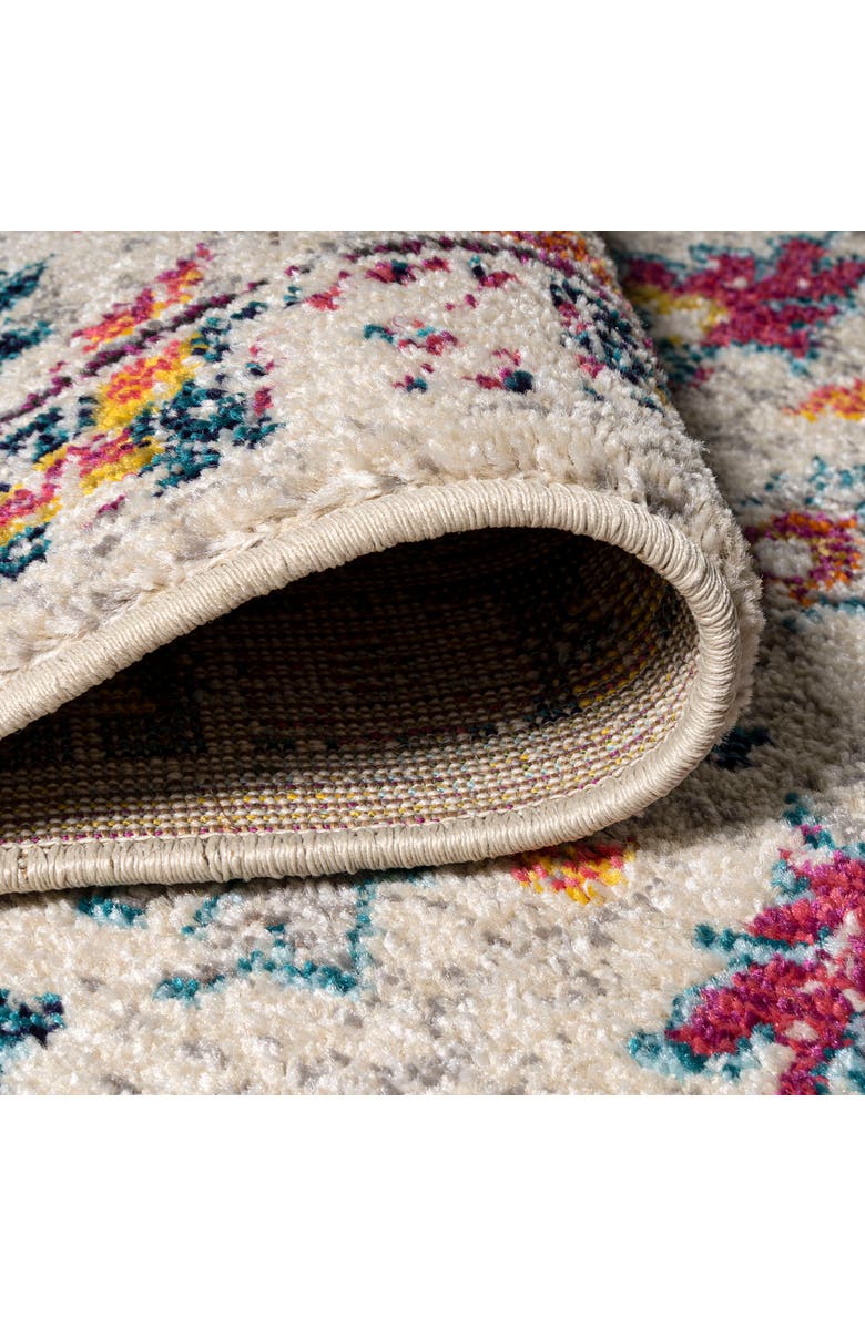 JONATHAN Y Modern Persian Boho Floral Area Rug, Alternate, color, Beige/Multi