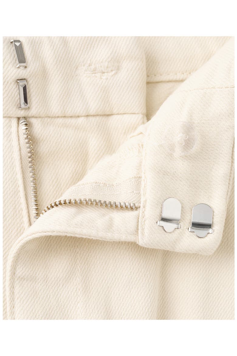 Mid Rise Balloon Cargo Jeans, Alternate, color, ECRU