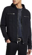John Varvatos Scotty Hooded Trucker Jacket