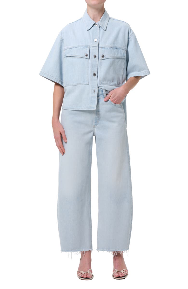 AGOLDE Low Curve Frayed Jeans, Alternate, color, Flourish