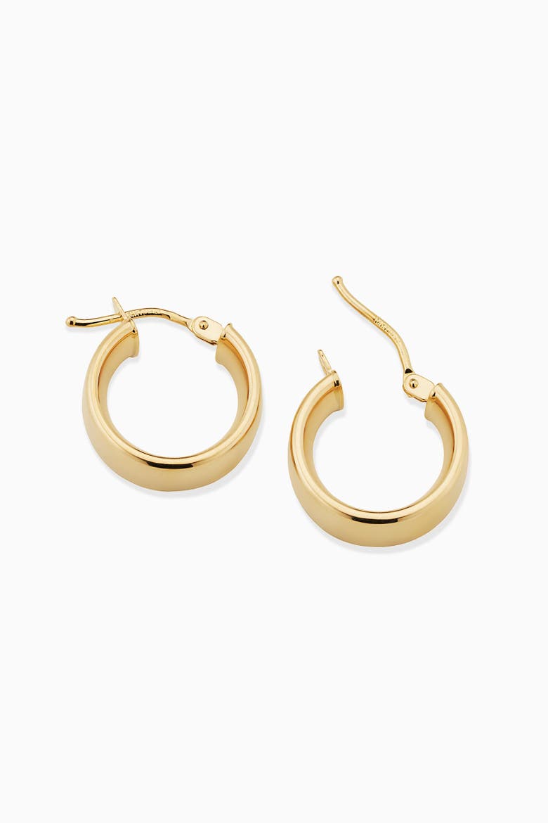 14K Yellow Gold The One Hoops, Alternate, color, Yellow Gold
