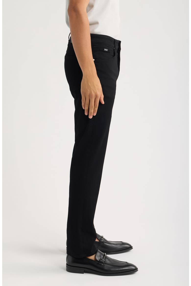 Ogden Straight Leg Jeans, Alternate, color, BLACK