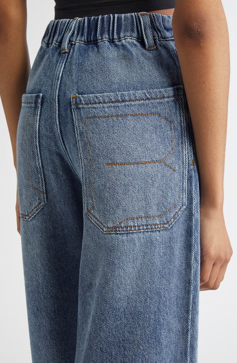 MELITTA BAUMEISTER Belt Hem Crop Jeans, Alternate, color, 