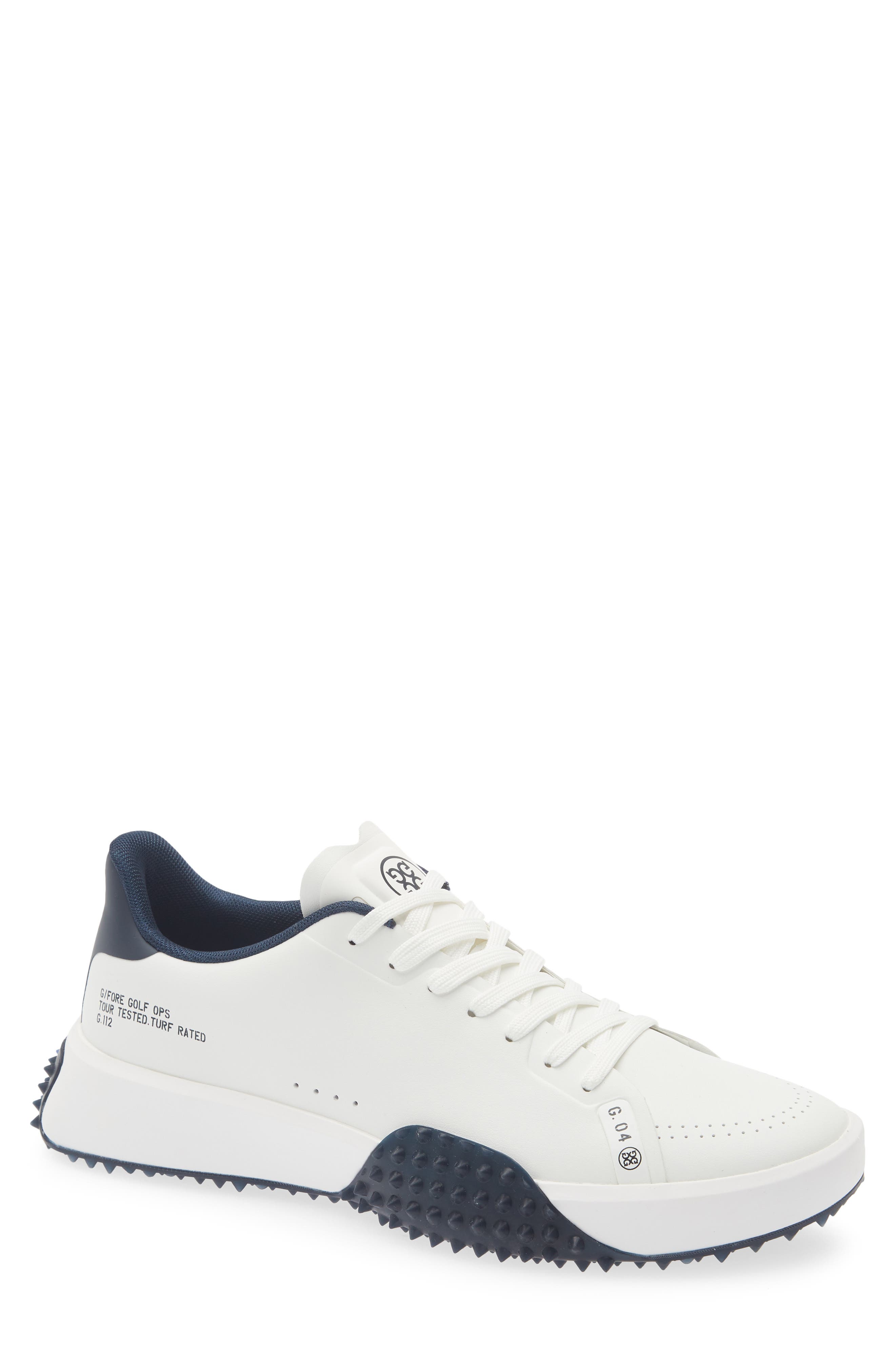 G/fore G.112 Waterproof Golf Shoe In Snow/ Twilight