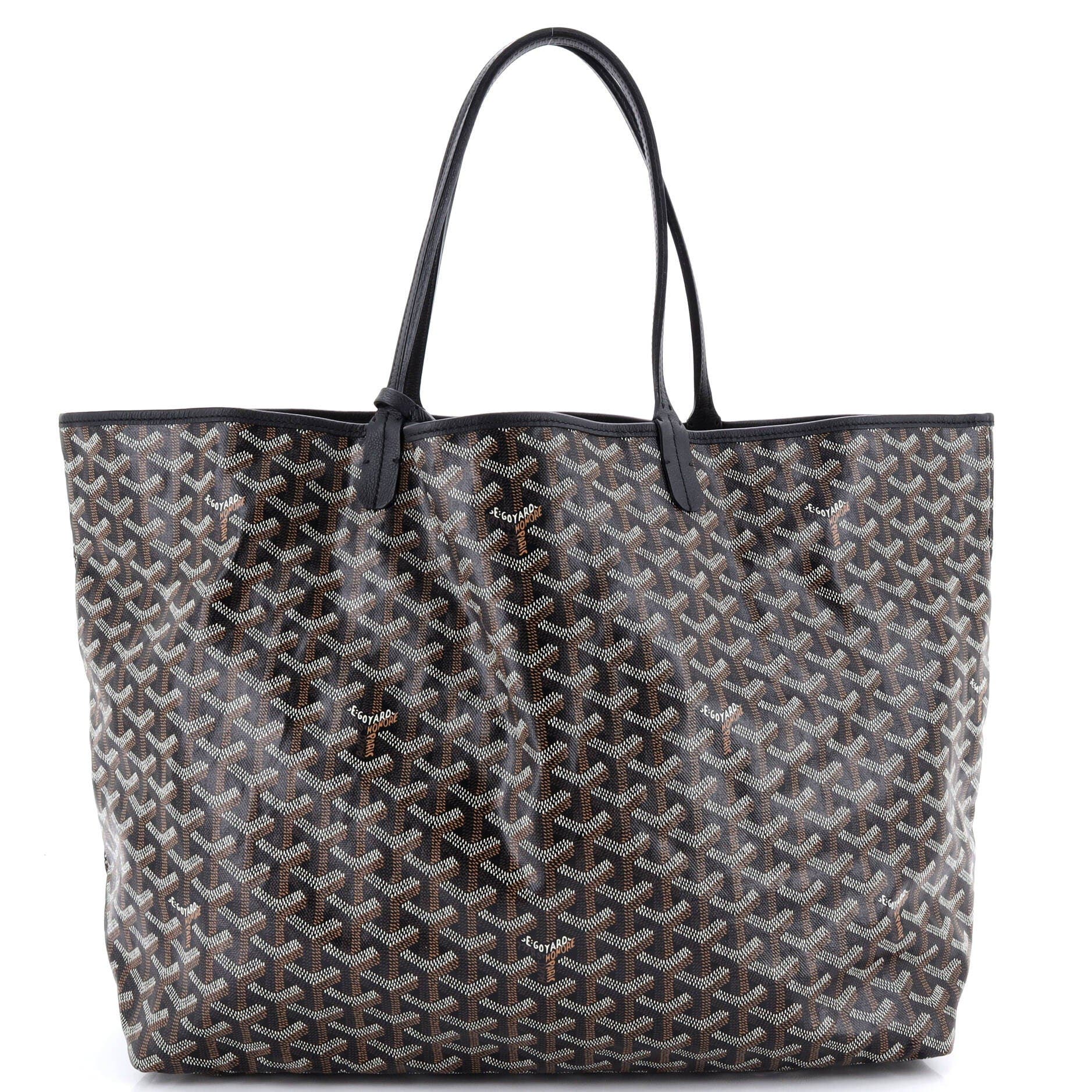 Pre-Owned Goyard Saint Louis Tote Printed Coated Canvas GM, Alternate, color, 