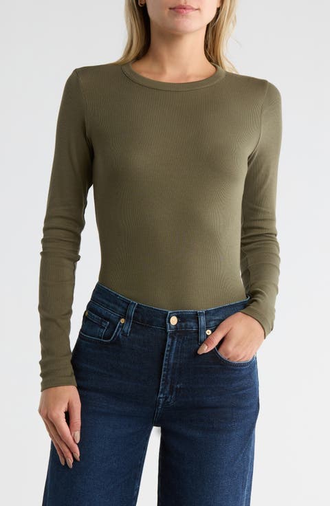 Everyday Stretch Pima Cotton Ribbed T-Shirt