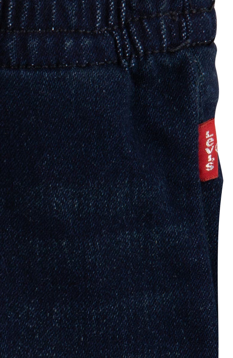 Levi's Graphic T-Shirt, Fleece Plaid Shacket & Pull-On Jeans, Alternate, color, Surf The Web