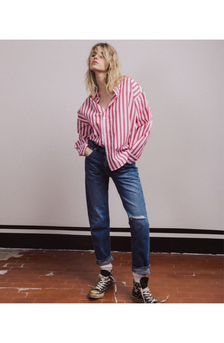 Fortela Juliettec Five-Pocket Denim Pants, Alternate, color, Blue