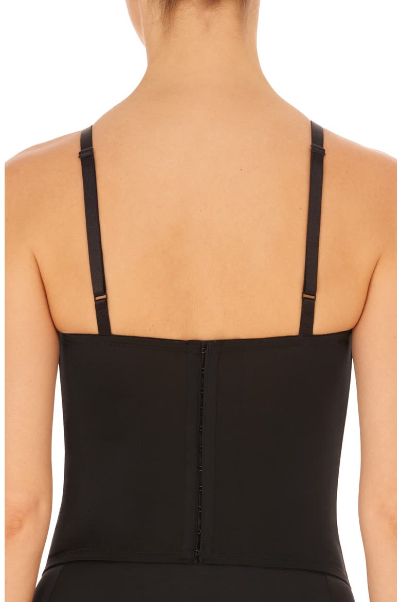 Liquid Underwire Bustier, Alternate, color, BLACK