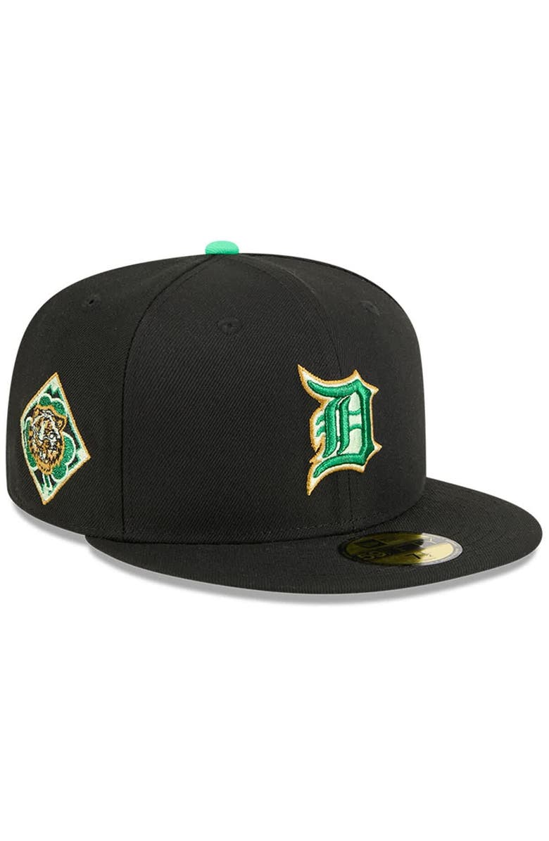 New Era Men's New Era  Black Detroit Tigers 2026 St. Patrick's Day 59FIFTY Fitted Hat, Main, color, Black