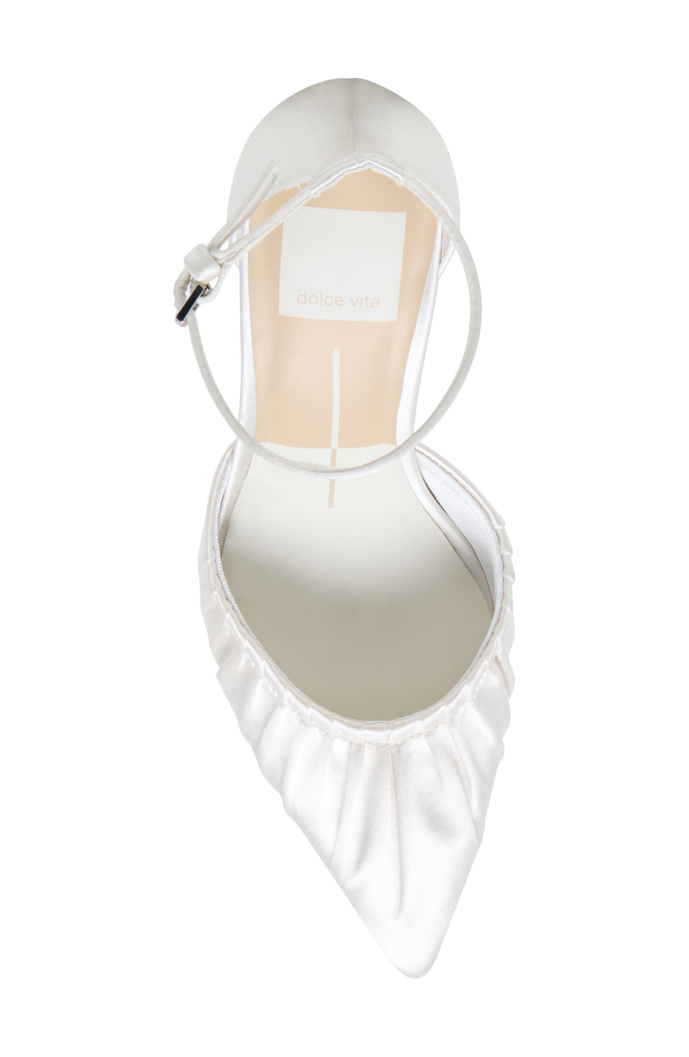 Dolce Vita Kylo Ankle Strap Pump, Alternate, color, Ivory Satin