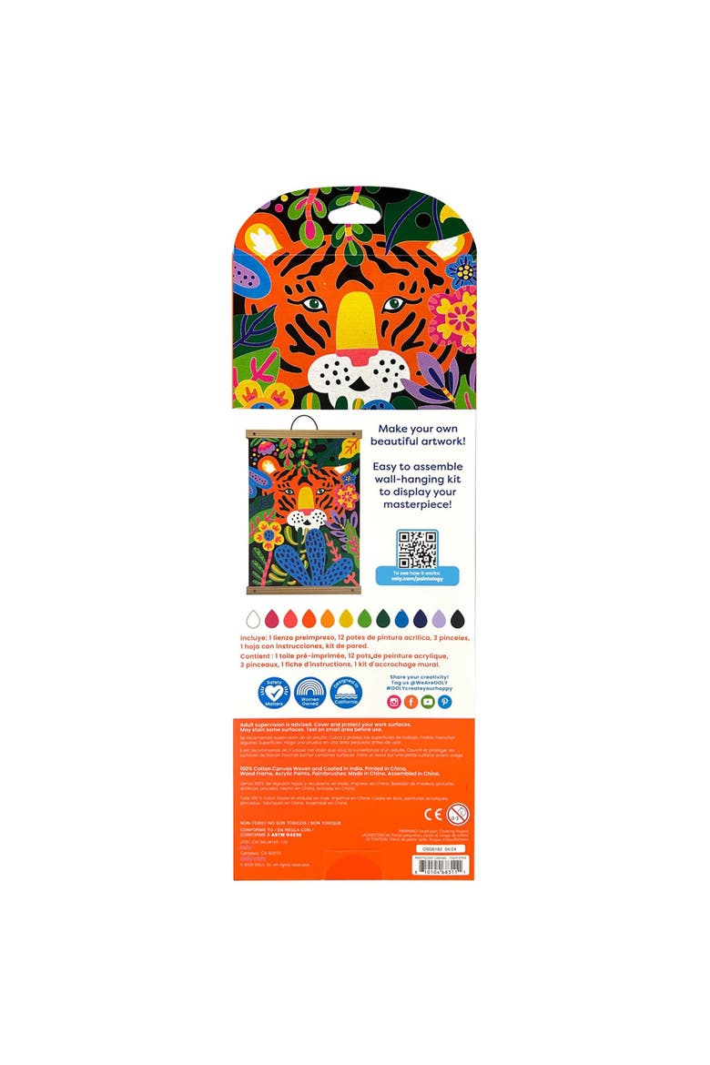 Paintology Paint By Number Canvas Kit, Alternate, color, Multicolored