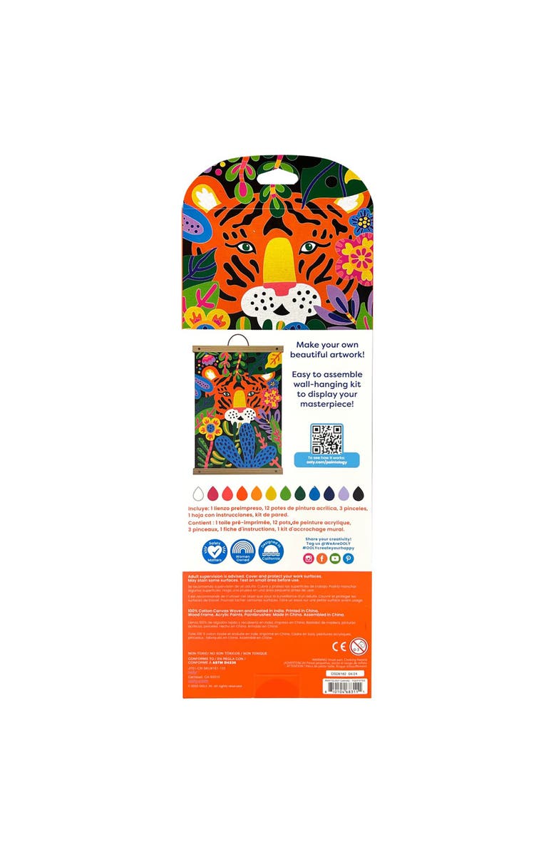 OOLY Paintology Paint By Number Canvas Kit, Alternate, color, Multicolored
