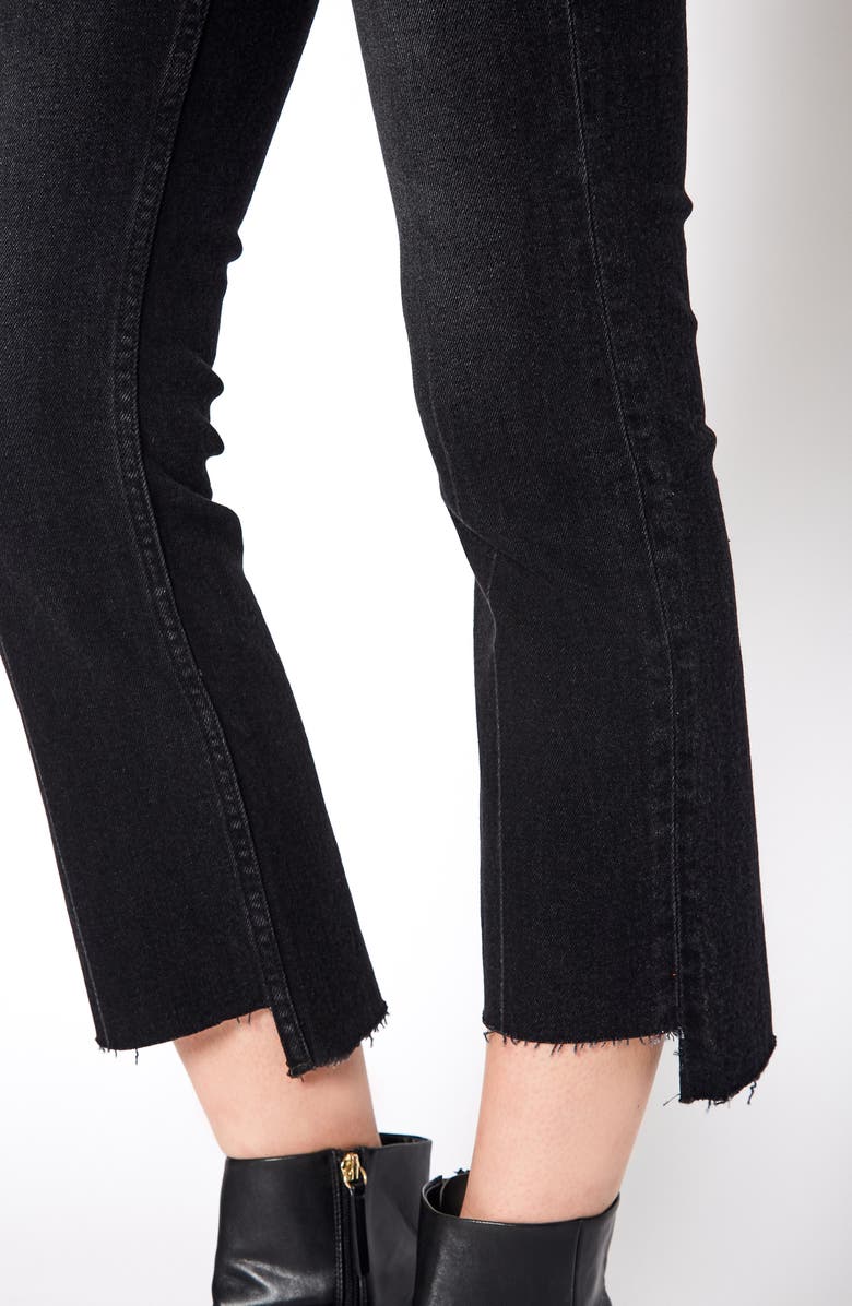 NOEND Farrah High Waist Step Hem Crop Kick Flare Jeans, Alternate, color,