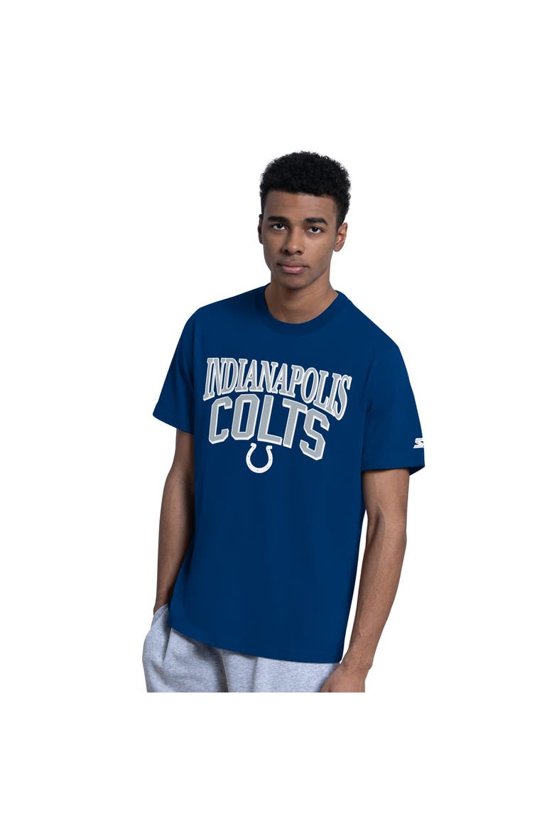 Men's Starter  Royal/Heather Gray Indianapolis Colts Two-Pack Logo T-Shirt Set, Alternate, color, Royal