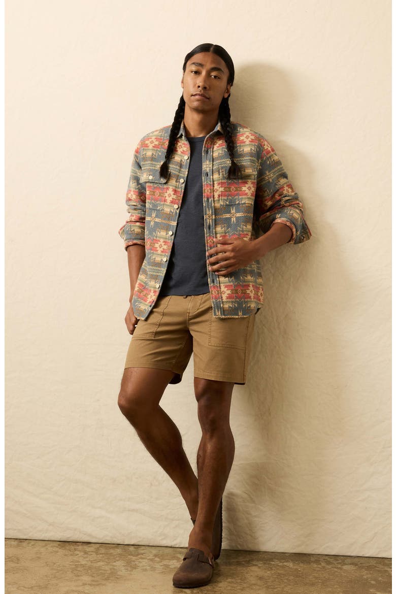 x Doug Good Feather Canyon Organic Cotton Overshirt, Alternate, color, FALL HARVEST