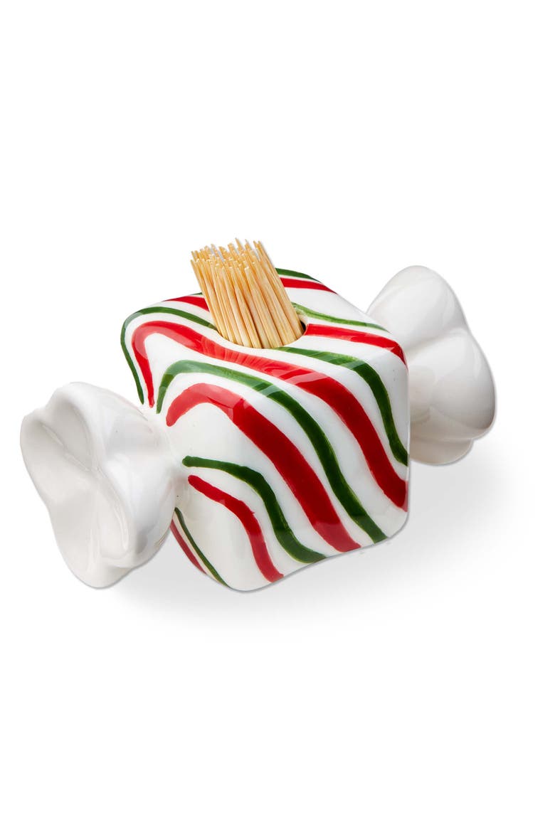 Candy Toothpick Holder Set - Fun Kitchen Serving Accessory, Main, color, Red