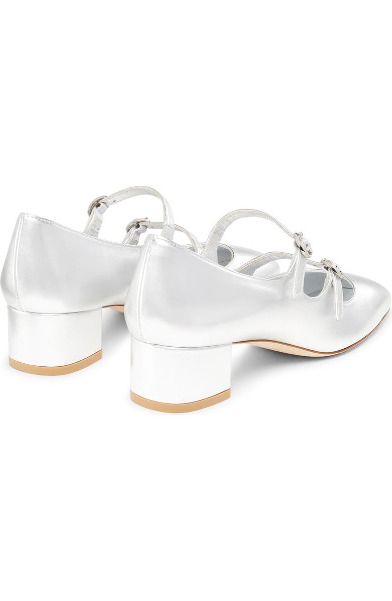 Stuart Weitzman Benni Mj 35 Pump, Alternate, color, Silver