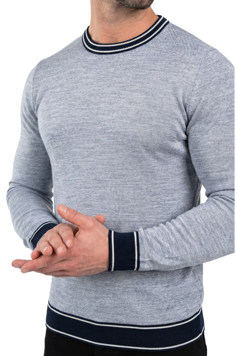 Unknownseven Merino Wool Sweater, Alternate, color, GREY