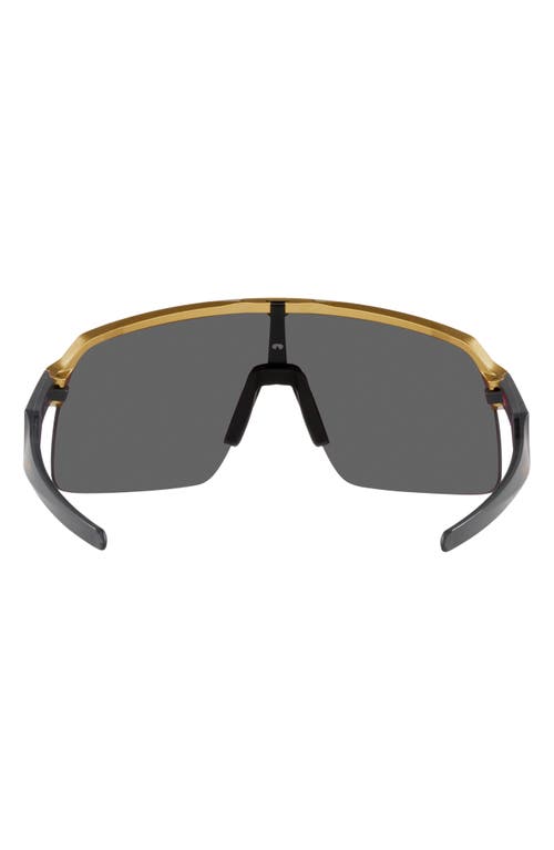 Oakley Sutro Lite 139mm Prizm™ Wrap Shield Sunglasses In Gold