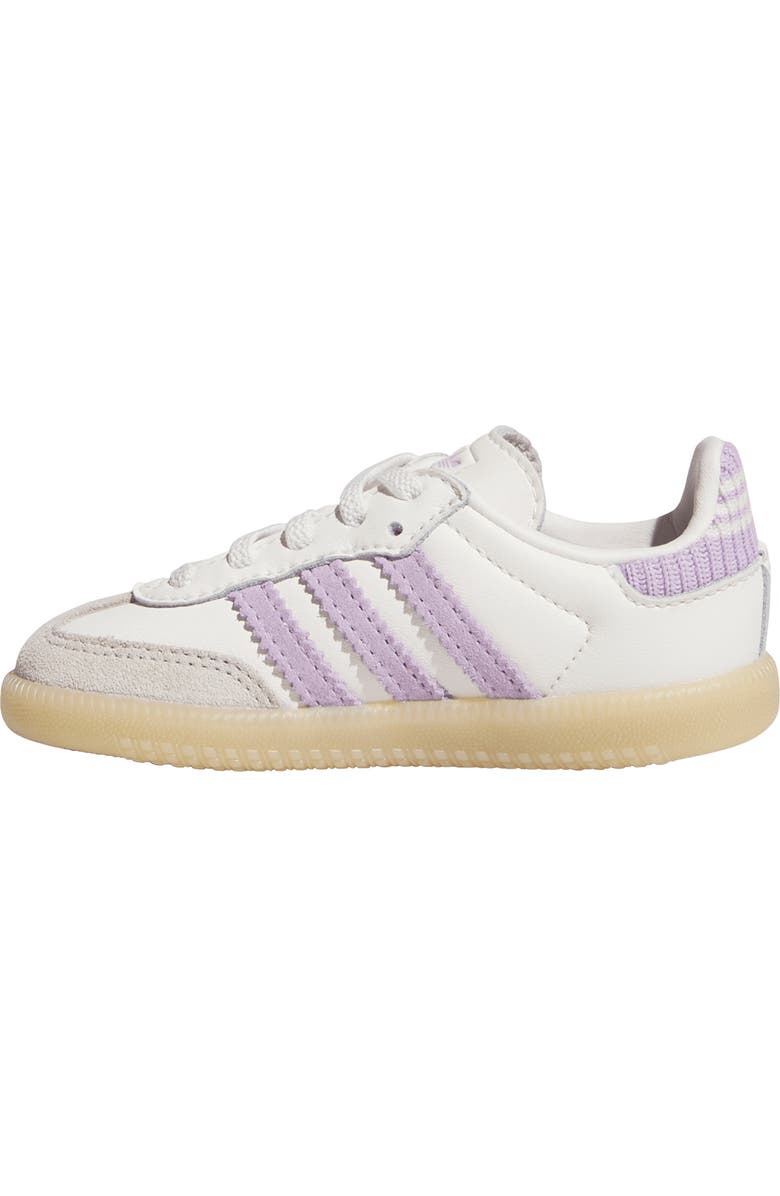 adidas Kids' Samba OG Sneaker, Alternate, color, Cloud White/ Plum/ Gum 3