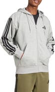 adidas Essential 3-Stripes Fleece Hoodie