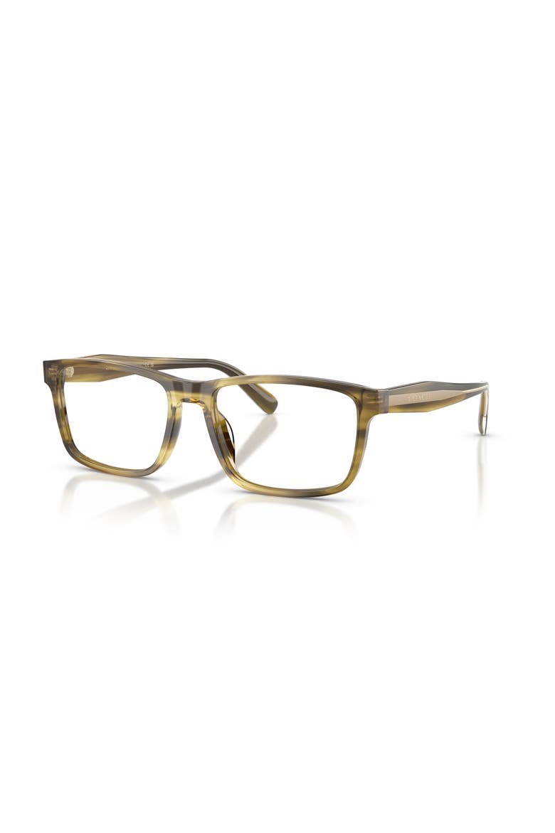 58mm Rectangle optical glasses, Main, color, Green