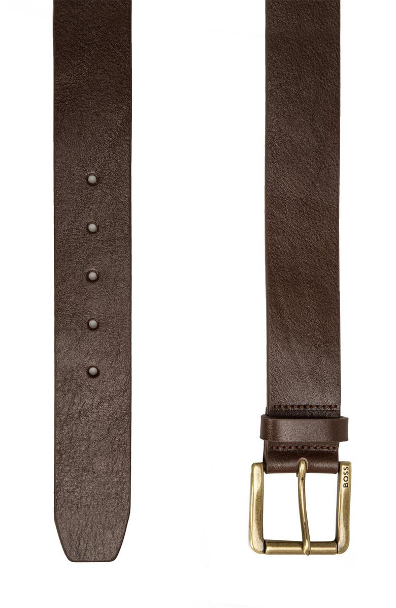 BOSS Joris Leather Belt, Alternate, color,