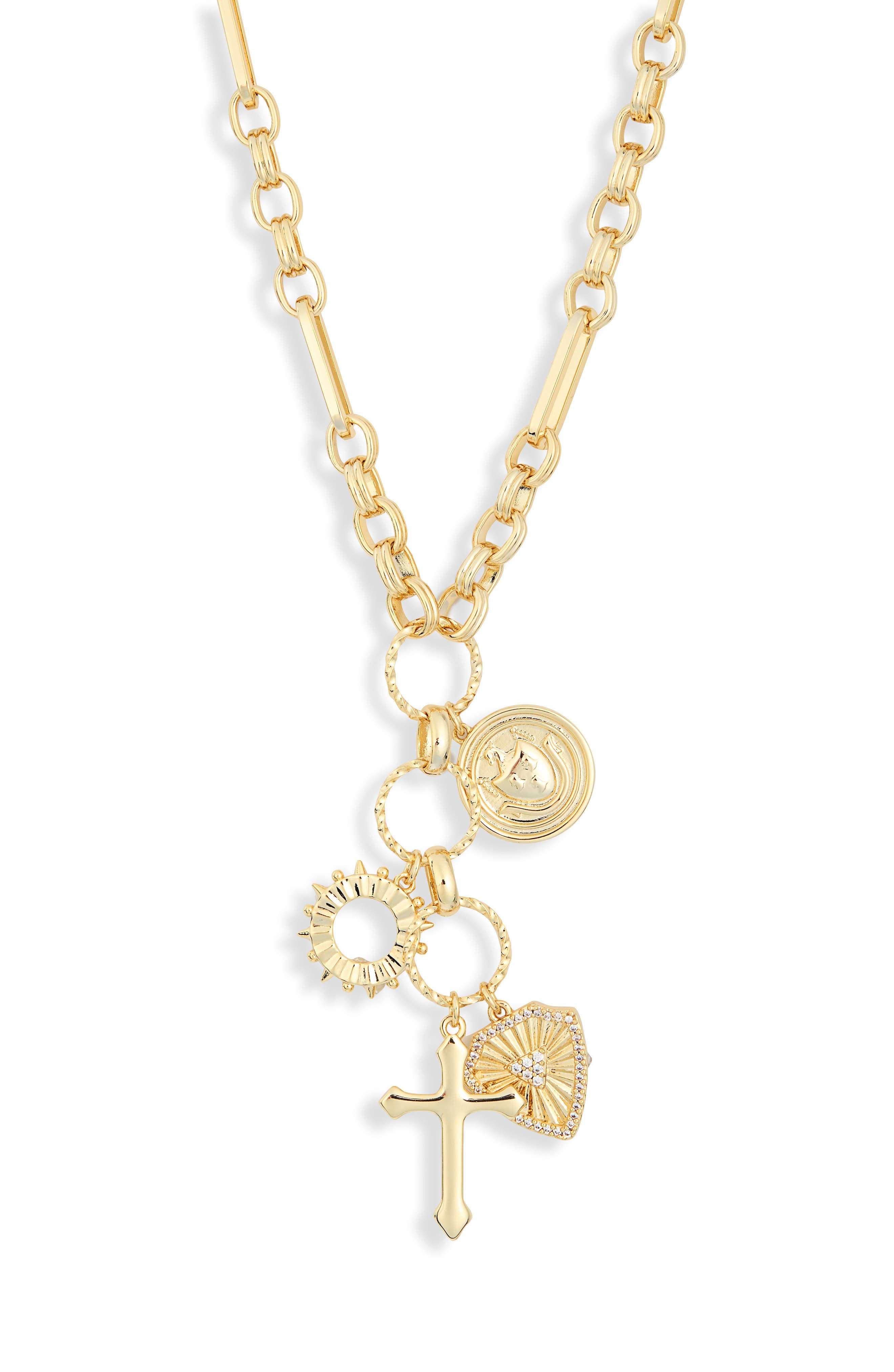 Electric Picks Mason Charm Pendant Necklace