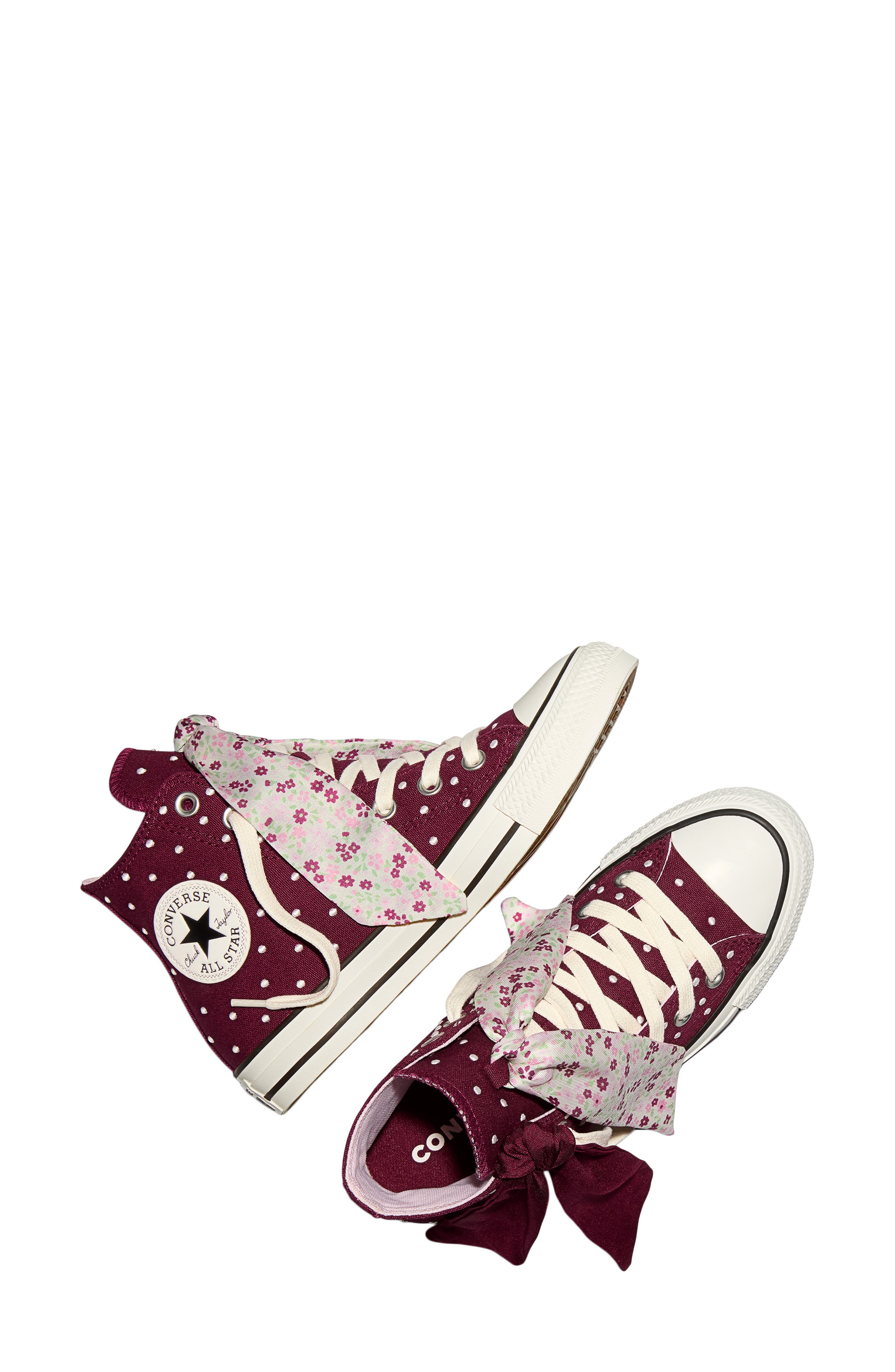 Chuck Taylor® All Star® High Top Sneaker, Alternate, color, DEEP BORDEAUX/ EGRET