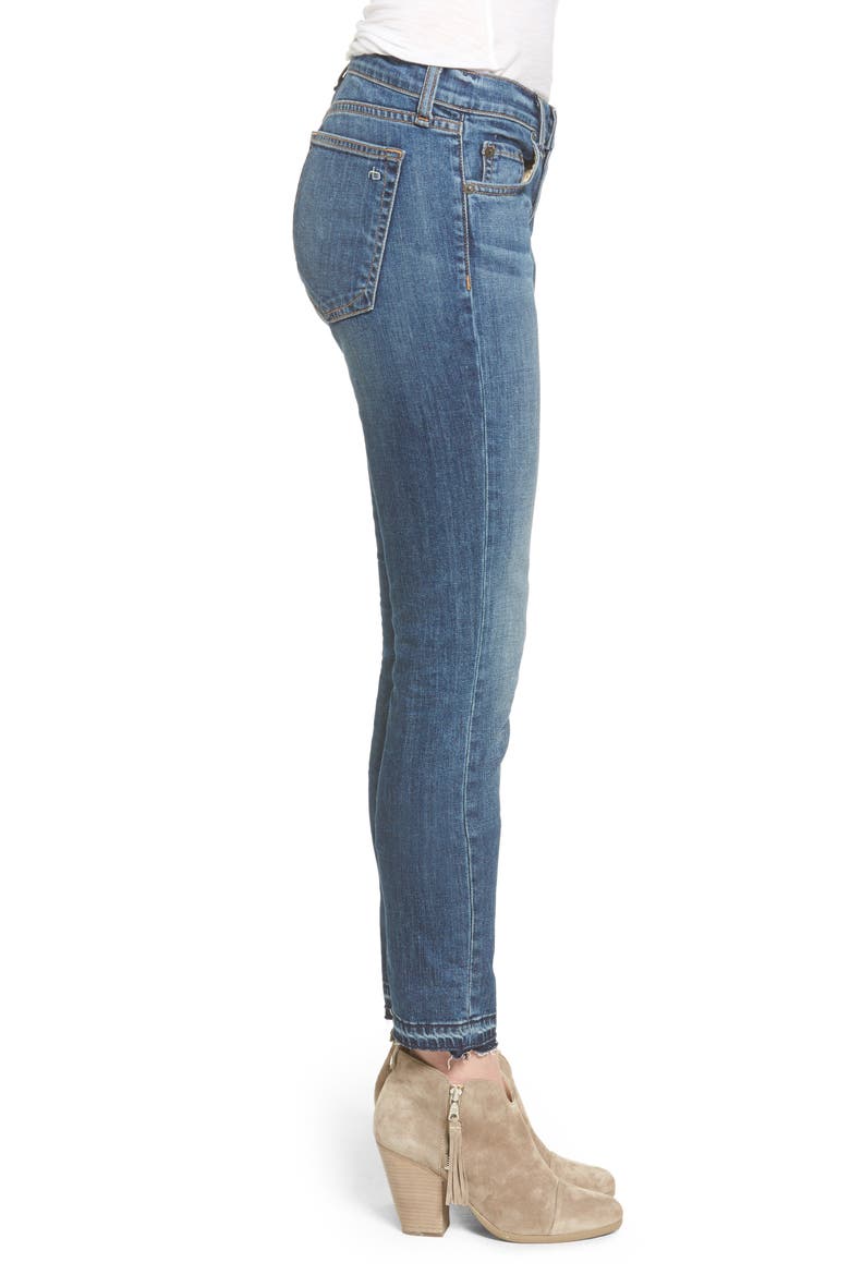 The Dre Released Hem Slim Boyfriend Jeans, Alternate, color, AMELIE