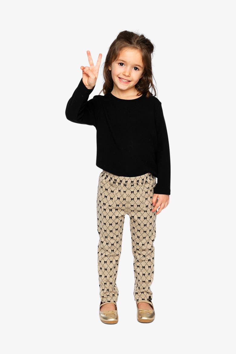 Ribbed Crew Neck Long Sleeve Top, Alternate, color, Black