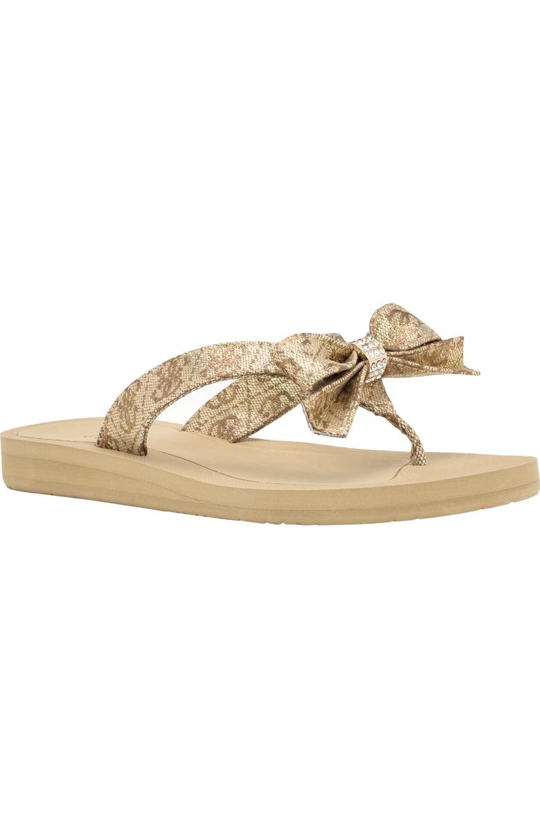 GUESS Tuta Flip Flop, Main, color, Gold 710