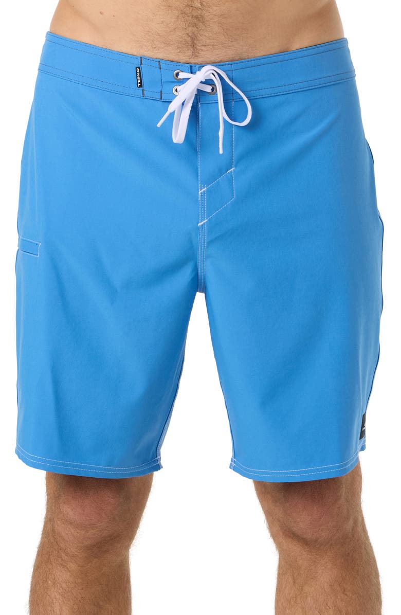 O'Neill Hyperfreak Heat Solid Board Shorts, Main, color, Blue