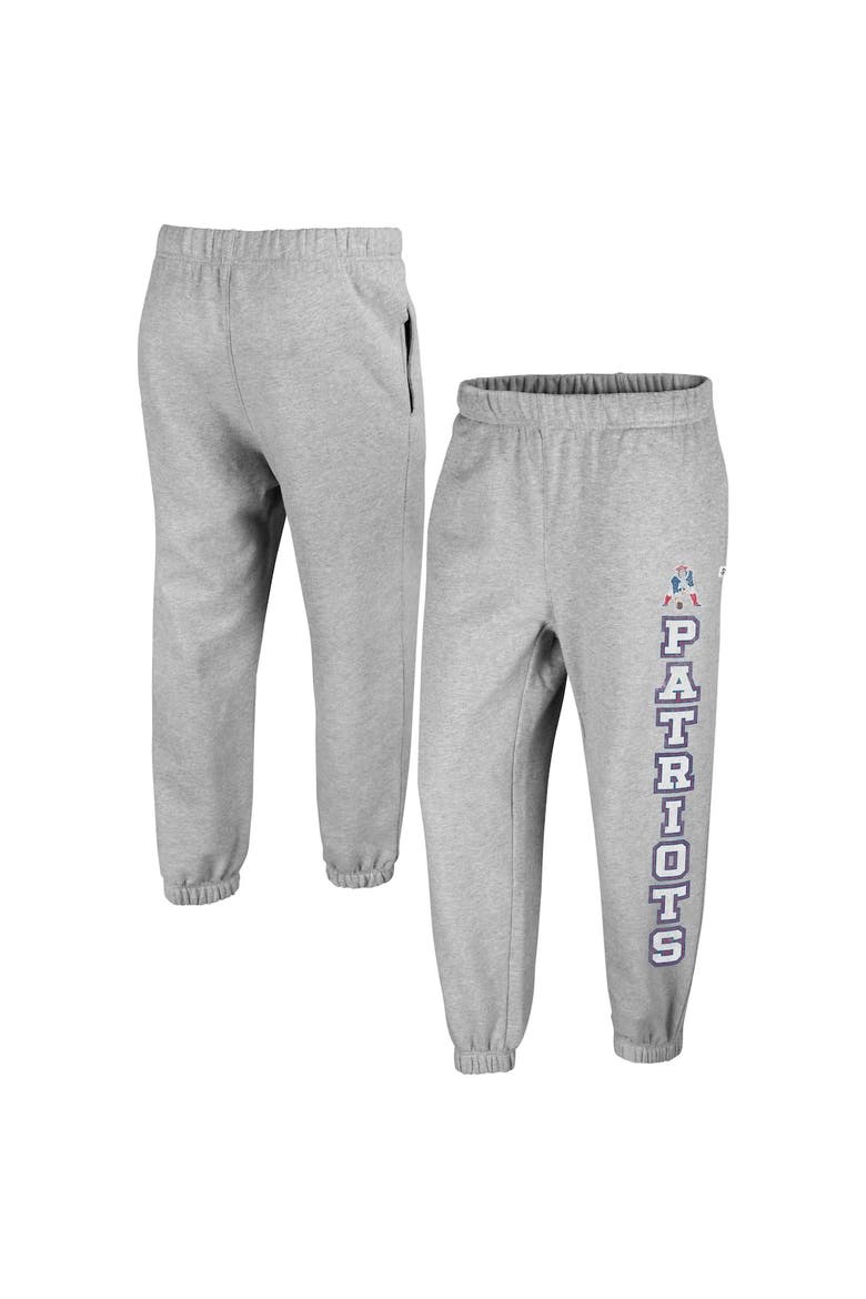 Women's '47 Gray New England Patriots Double Pro Harper Jogger Sweatpants, Alternate, color, Heather Gray