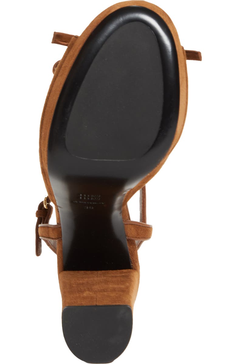 Miu Miu Bow Platform Sandal, Alternate, color, Rovere