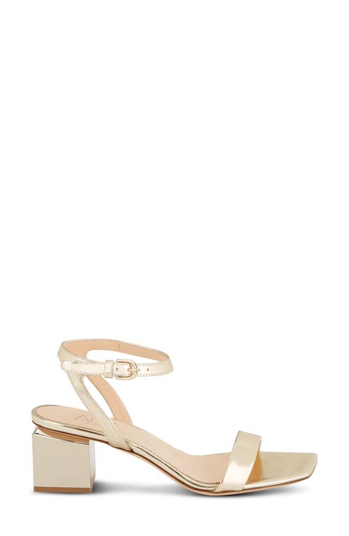 Agl Attilio Giusti Leombruni Women's Angie Golden Ankle Strap High Heel Sandals In Golden-golden