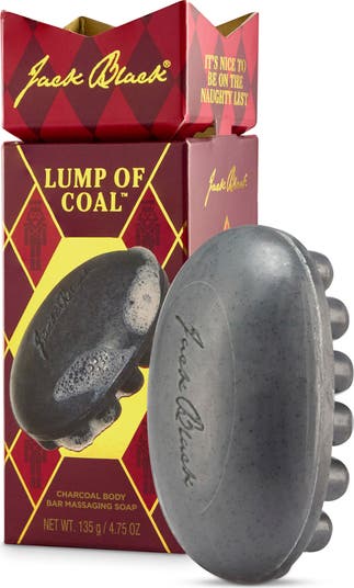 Lump of Coal Charcoal Body Bar Massaging Soap