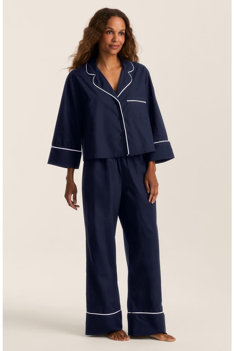Celine Pajamas, Alternate, color, NAVY