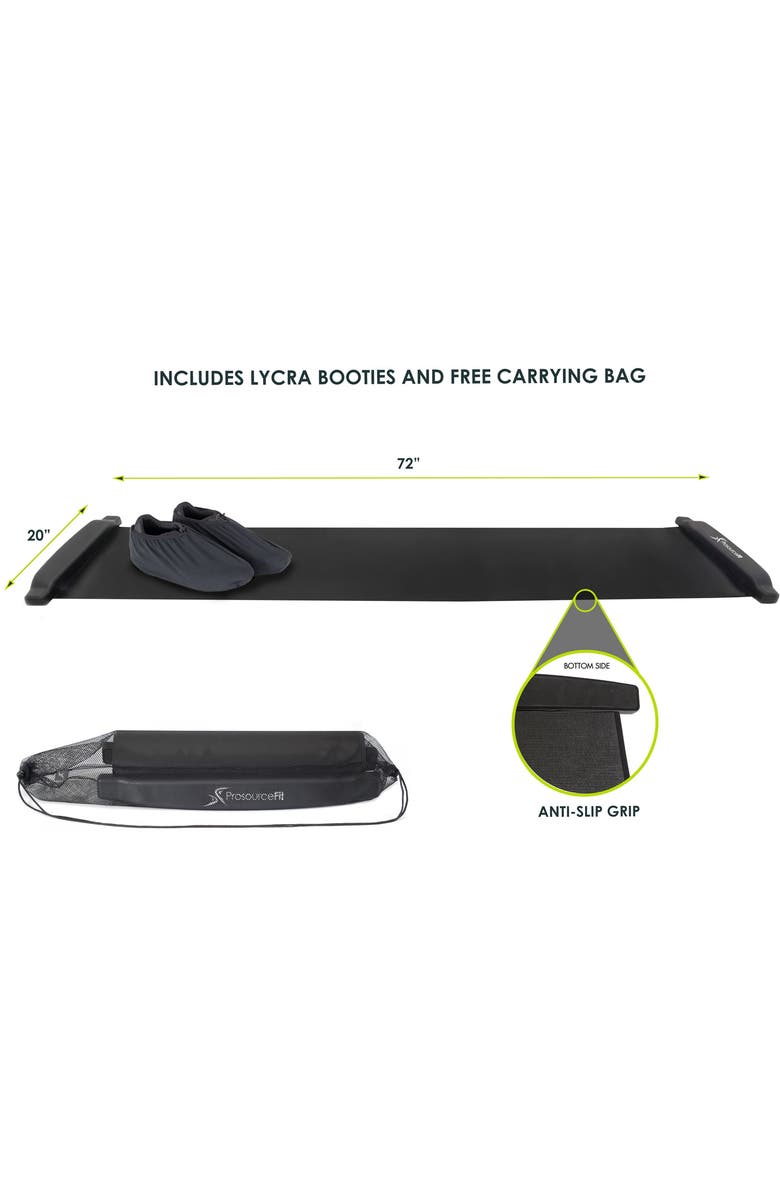 ProsourceFit Slide Board Pro, Alternate, color, Black