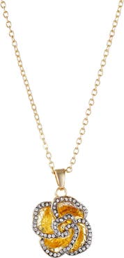 Adornia Cubic Zirconia Flower Pendant Necklace