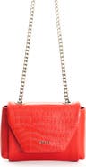 Velez Leather Crossbody Bag with Clasp Closure System